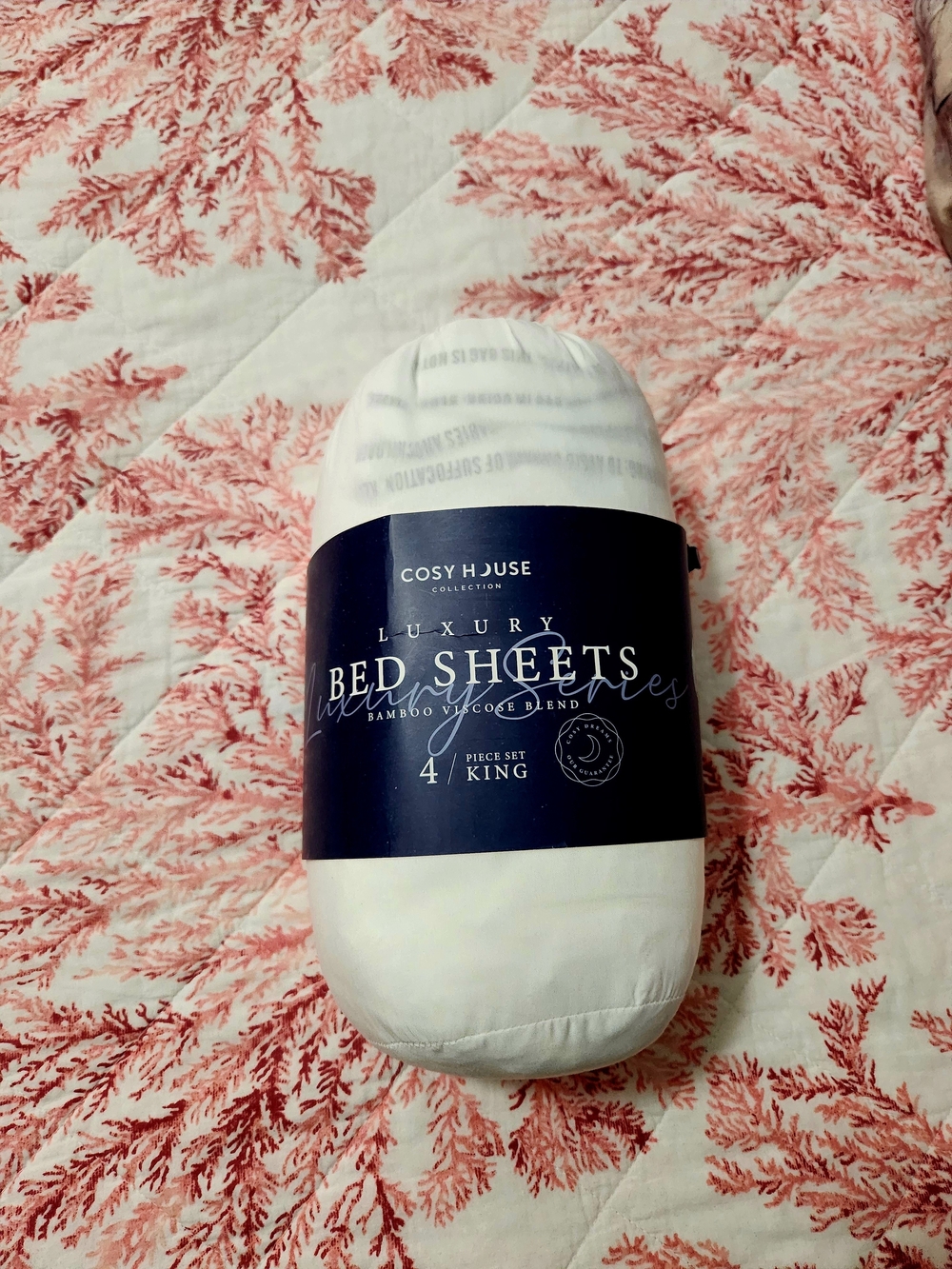 King Bamboo Viscose Luxury 4 Piece Sheet Set - Picture 3 of 5